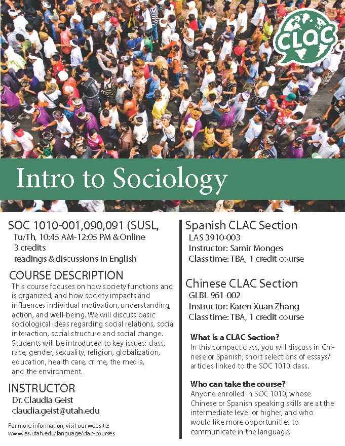 SOC 1010  Intro to Sociology